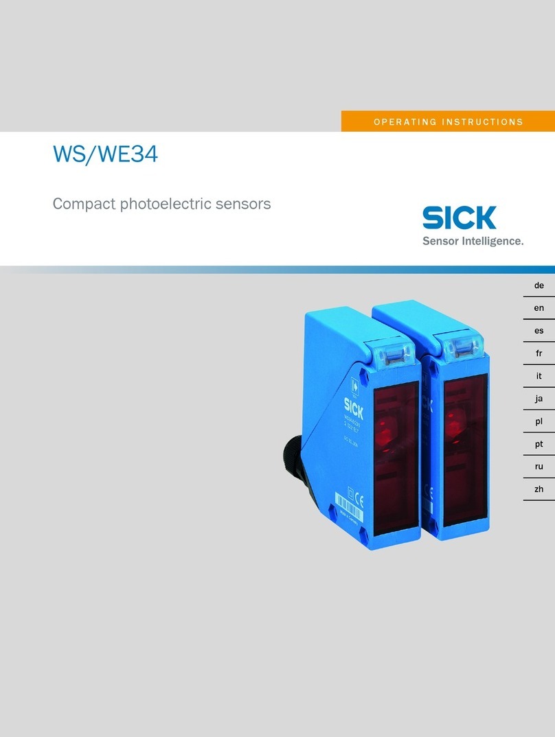 SICK WS34 operating instructions
