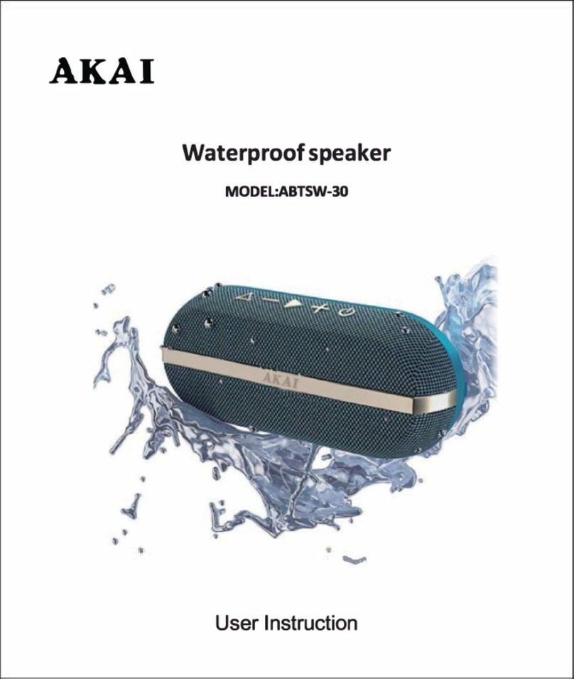 Akai ABTSW-30 User instruction