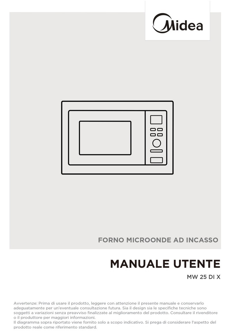 Midea MW 25 DI X user manual