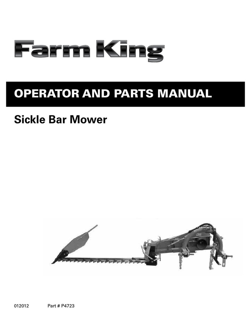 Farm King RSB6 Operator and parts manual