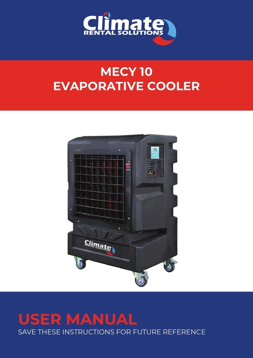 Climate RENTAL SOLUTIONS MECY 10 User manual