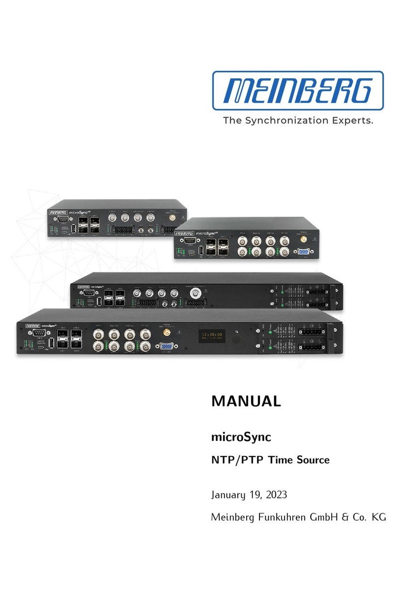 Meinberg microSync 10 Series manual