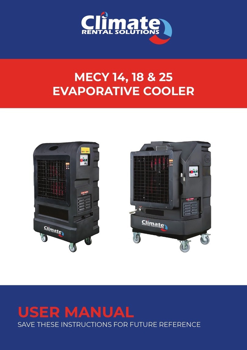 Climate RENTAL SOLUTIONS MECY 14 user manual