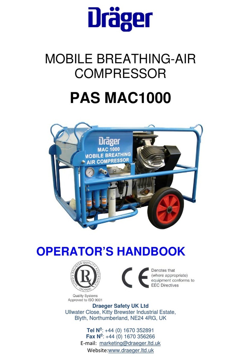 Dräger PAS MAC1000 Operator's manual