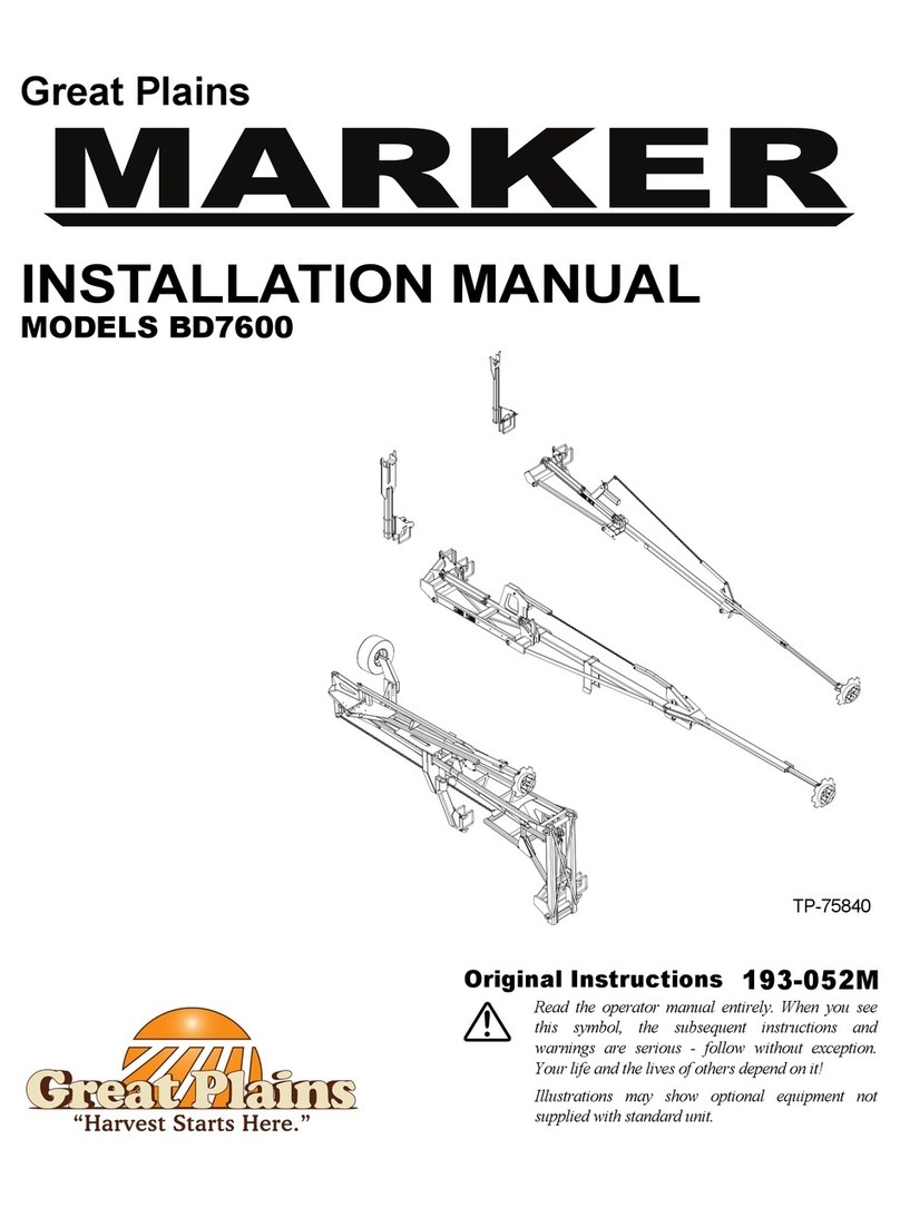 GREAT PLAINS BD7600 User manual