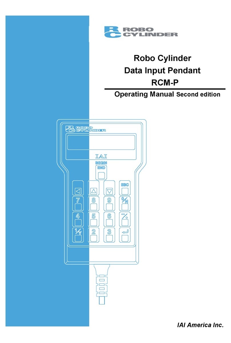IAI ROBO CYLINDER RCM-P operating manual
