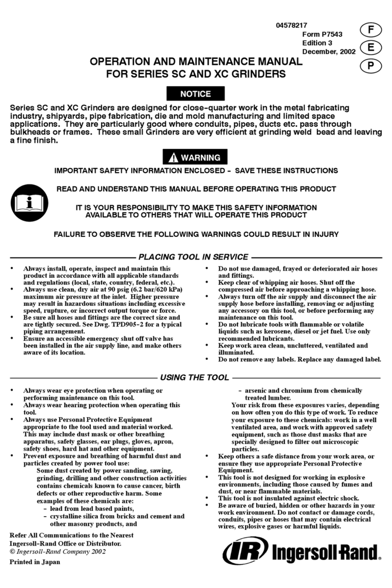 Ingersoll-Rand SC Series User manual
