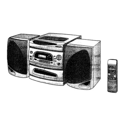 Sharp CD-C250X BK User manual Sharp CD-C250X BK User manual