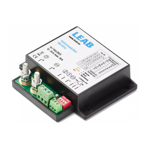 LEAB BW 801e user manual