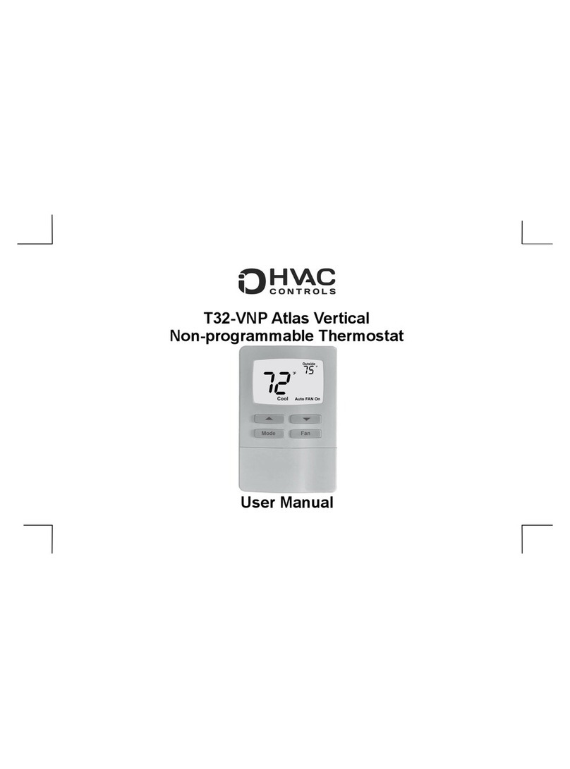 HVAC Controls T32-VNP user manual