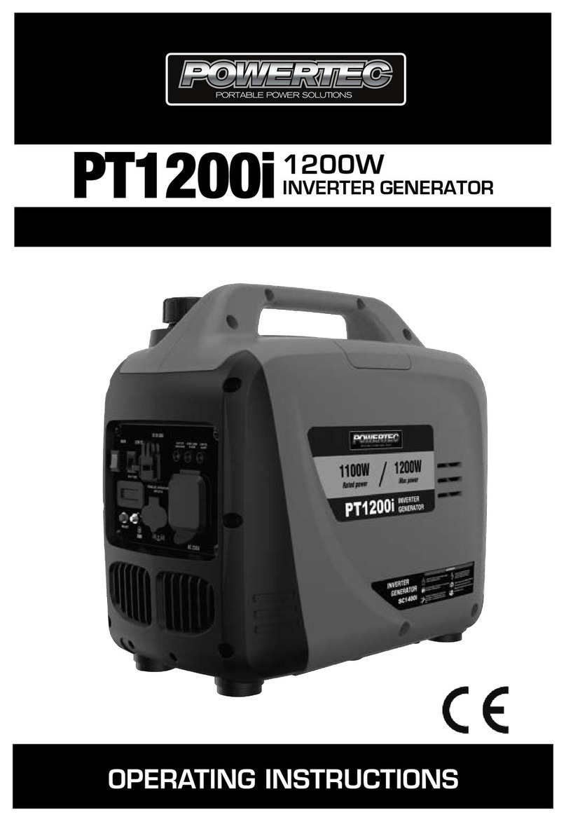 Power Tec PT1200i operating instructions