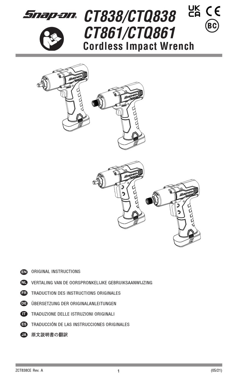 Snap-On CT838 instructions