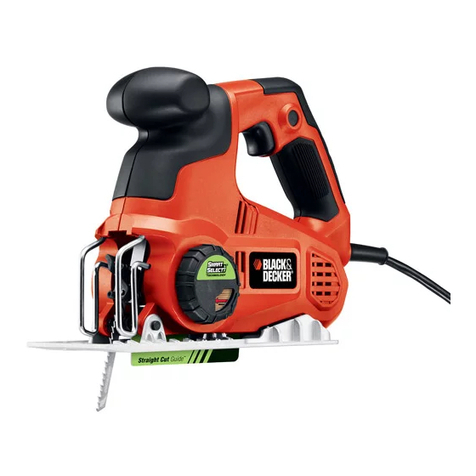 Black & Decker ACCU-TRAK SAW SCS600 instruction manual