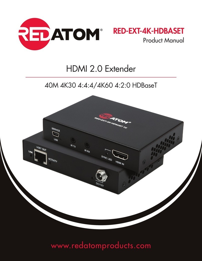 RED ATOM RED-EXT-4K-HDBASET User manual