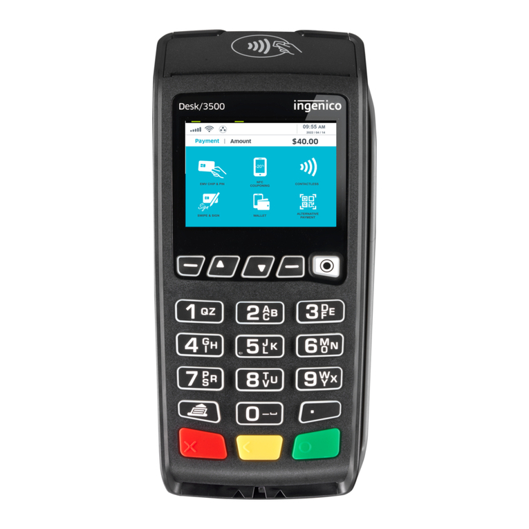 AFS Ingenico Desk 3500 quick start guide