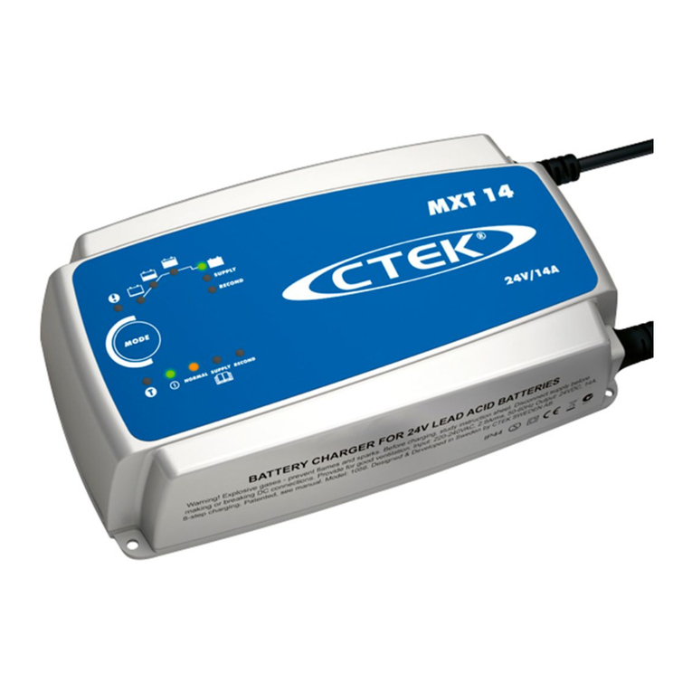 CTEK MXT 14 User manual