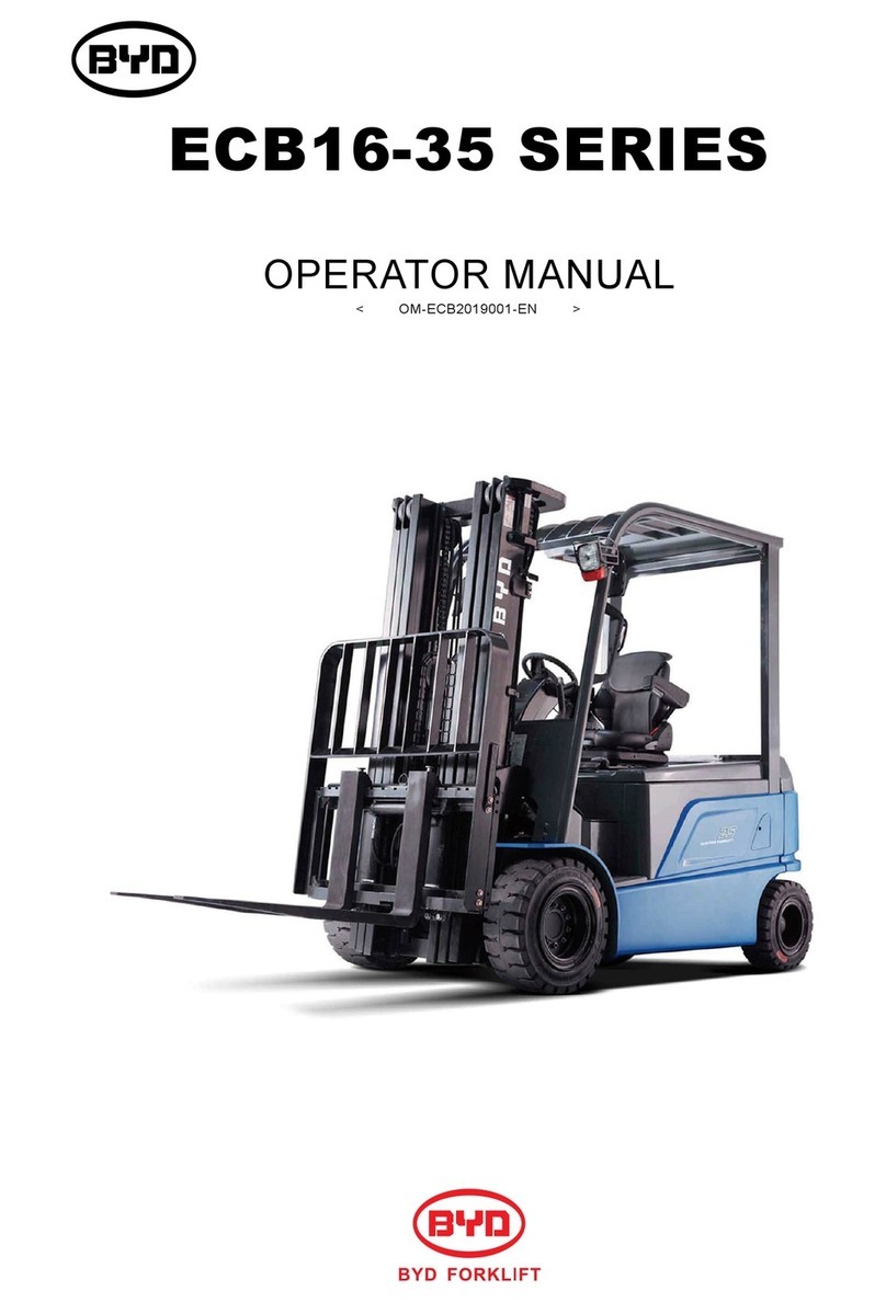 BYD ECB16-35 Series Operator's manual