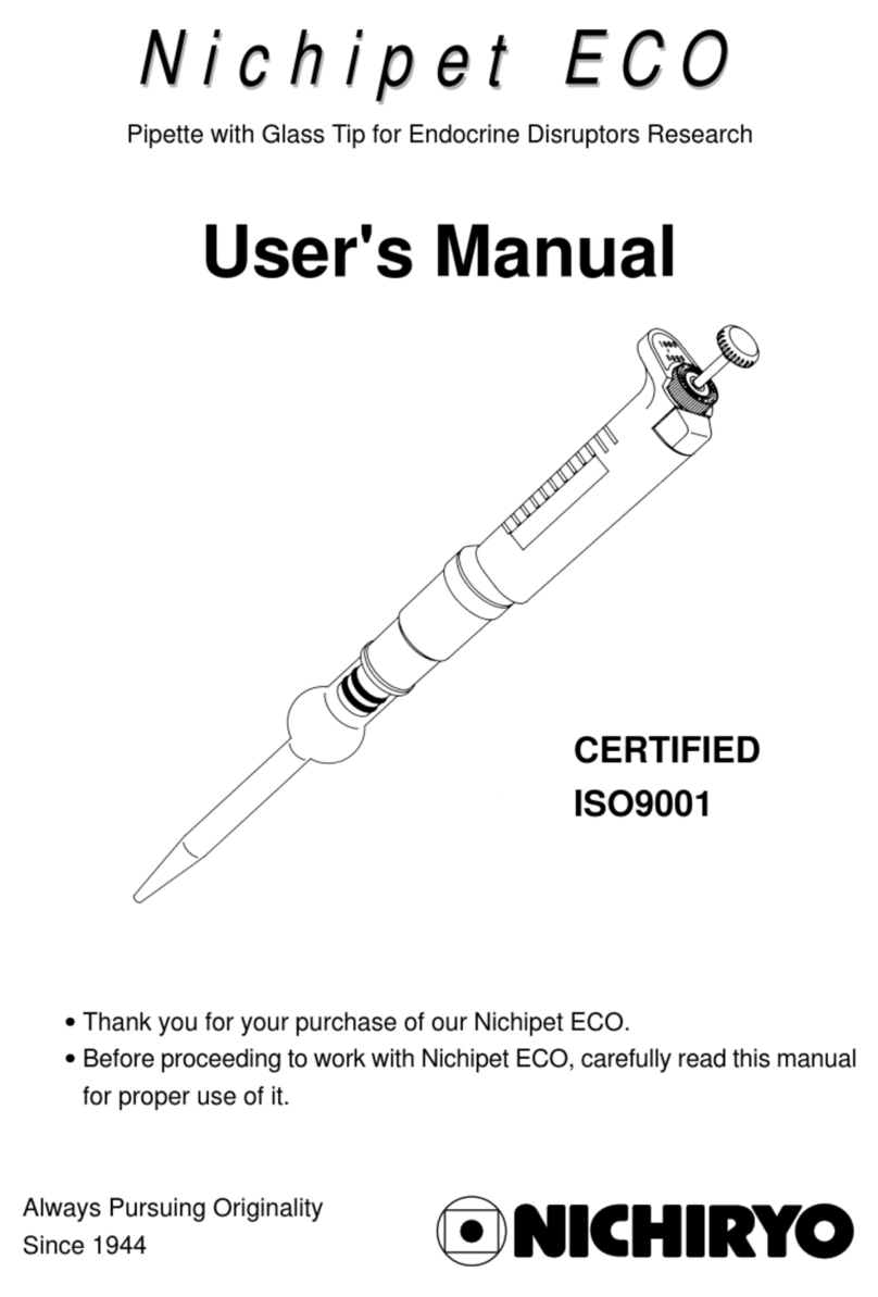 Nichiryo Nichipet ECO user manual