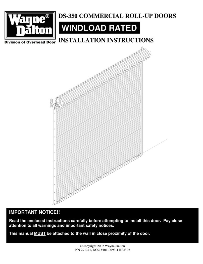 Wayne-Dalton DS-350 User manual