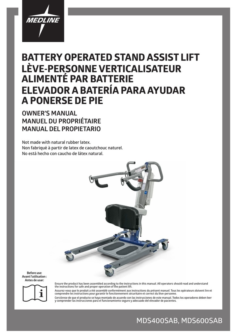 Medline MDS400SAB owner's manual