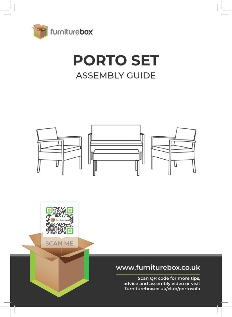 FURNITUREBOX PORTO SET Assembly guide