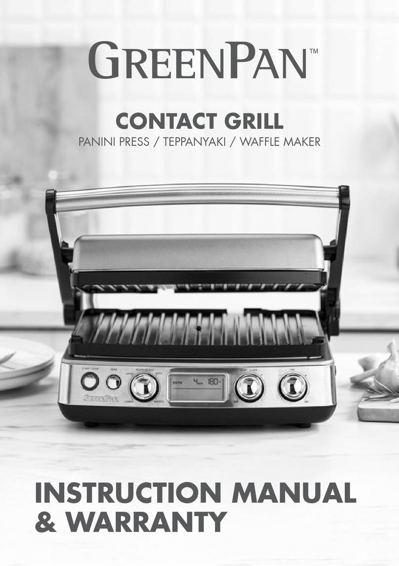 GreenPan CONTACT GRILL Guide