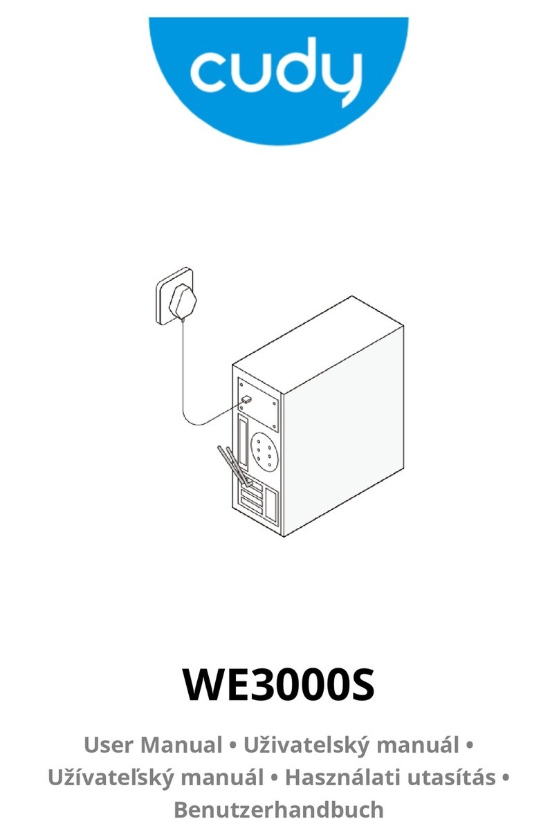 Cudy WE3000S user manual