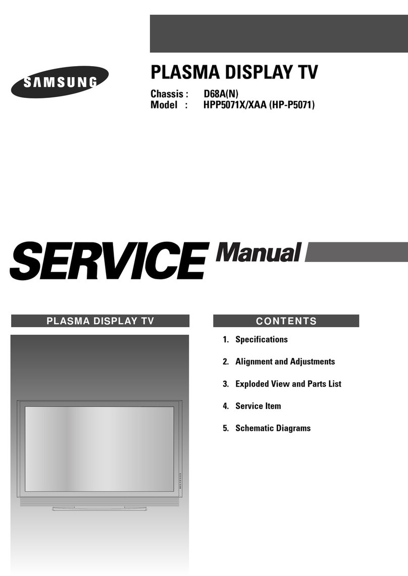 Samsung HPP5071X/XAA User manual Samsung HPP5071X/XAA User manual