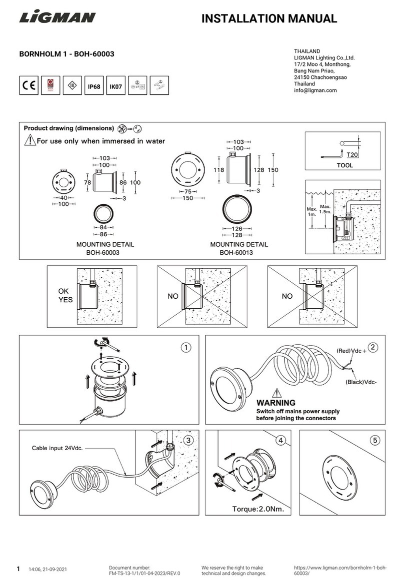 LIGMAN BOH-60003 User manual