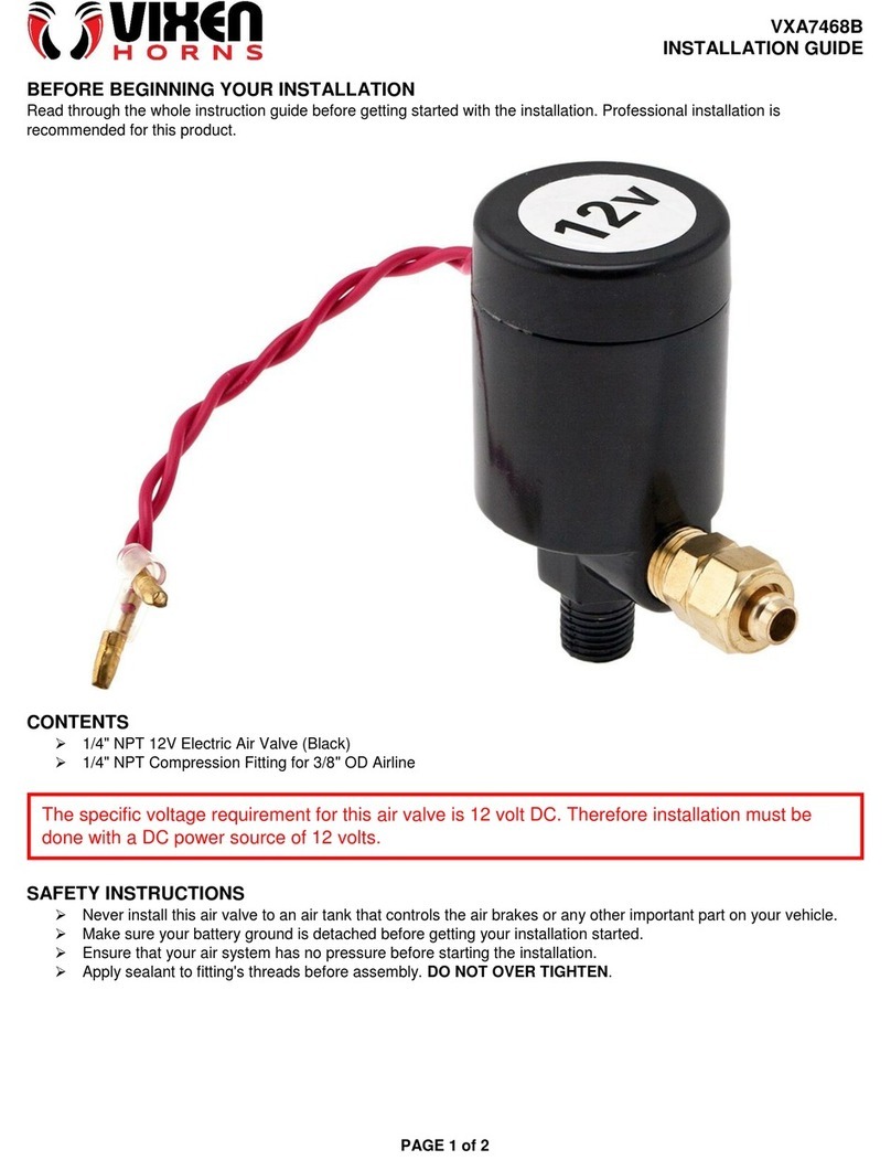 Vixen Horns VXA7468B installation guide