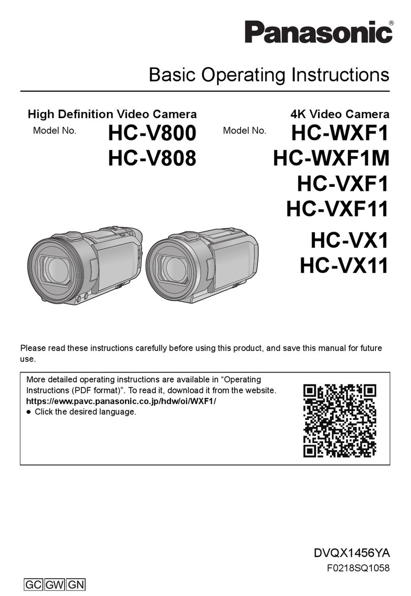 Panasonic HC-V808 Technical specifications