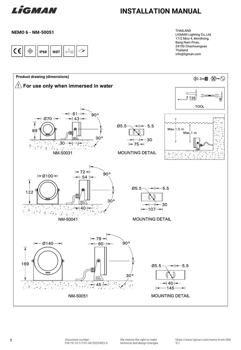 LIGMAN NEMO 6 installation manual