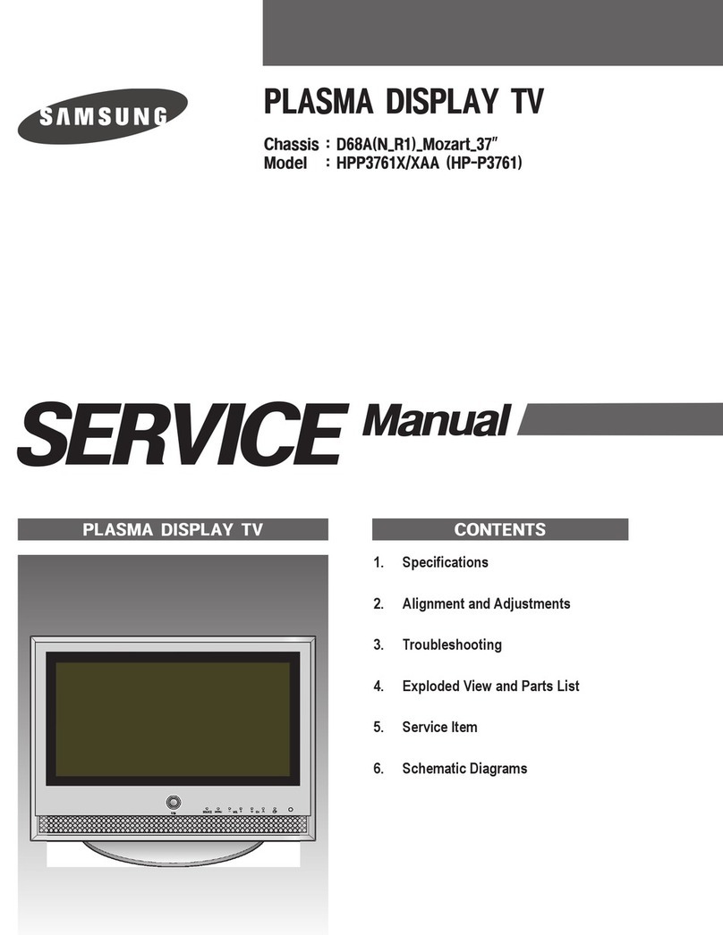 Samsung HPP3761X/XAA User manual