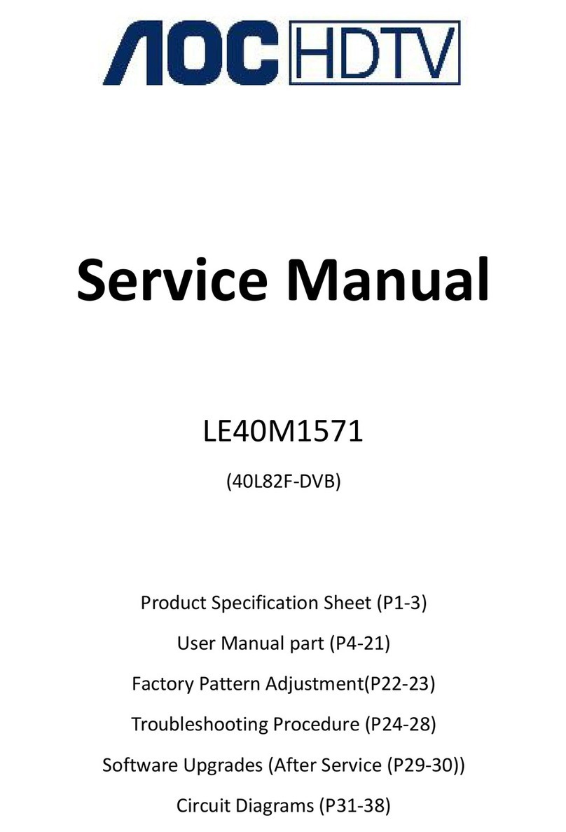 AOC LE40M1571 User manual