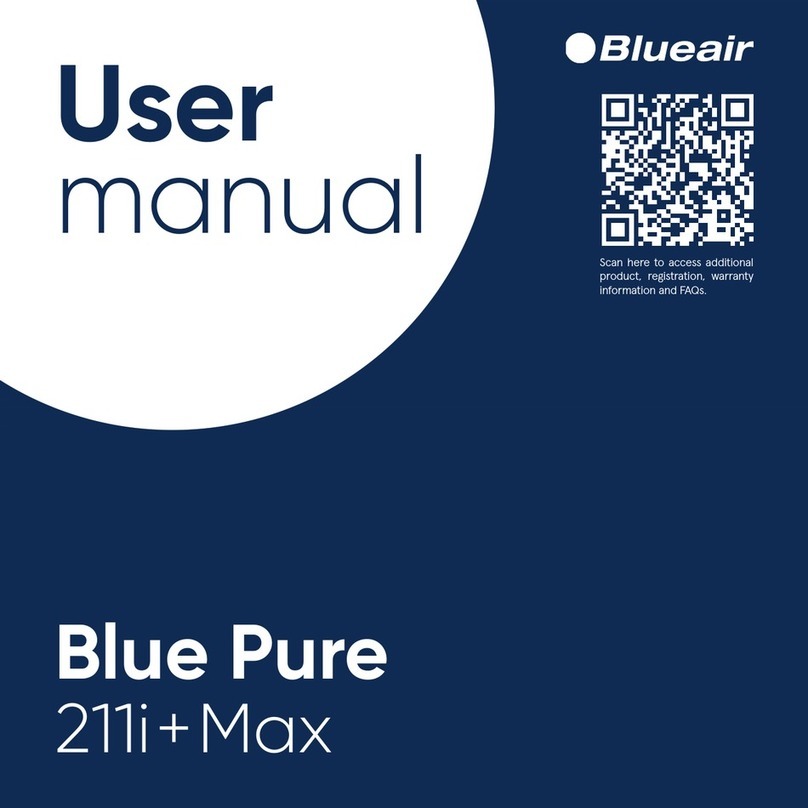 Blueair Blue Pure 211i + Max user manual