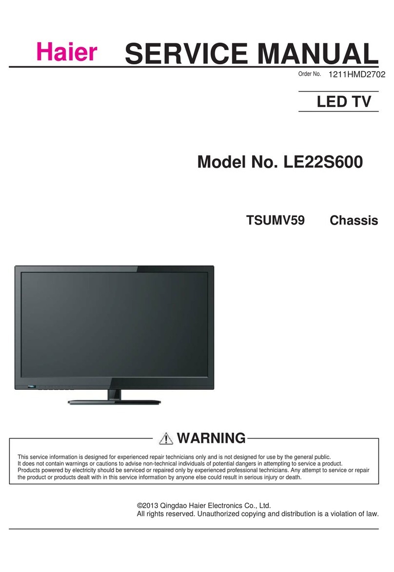 Haier LE22S600 User manual Haier LE22S600 User manual