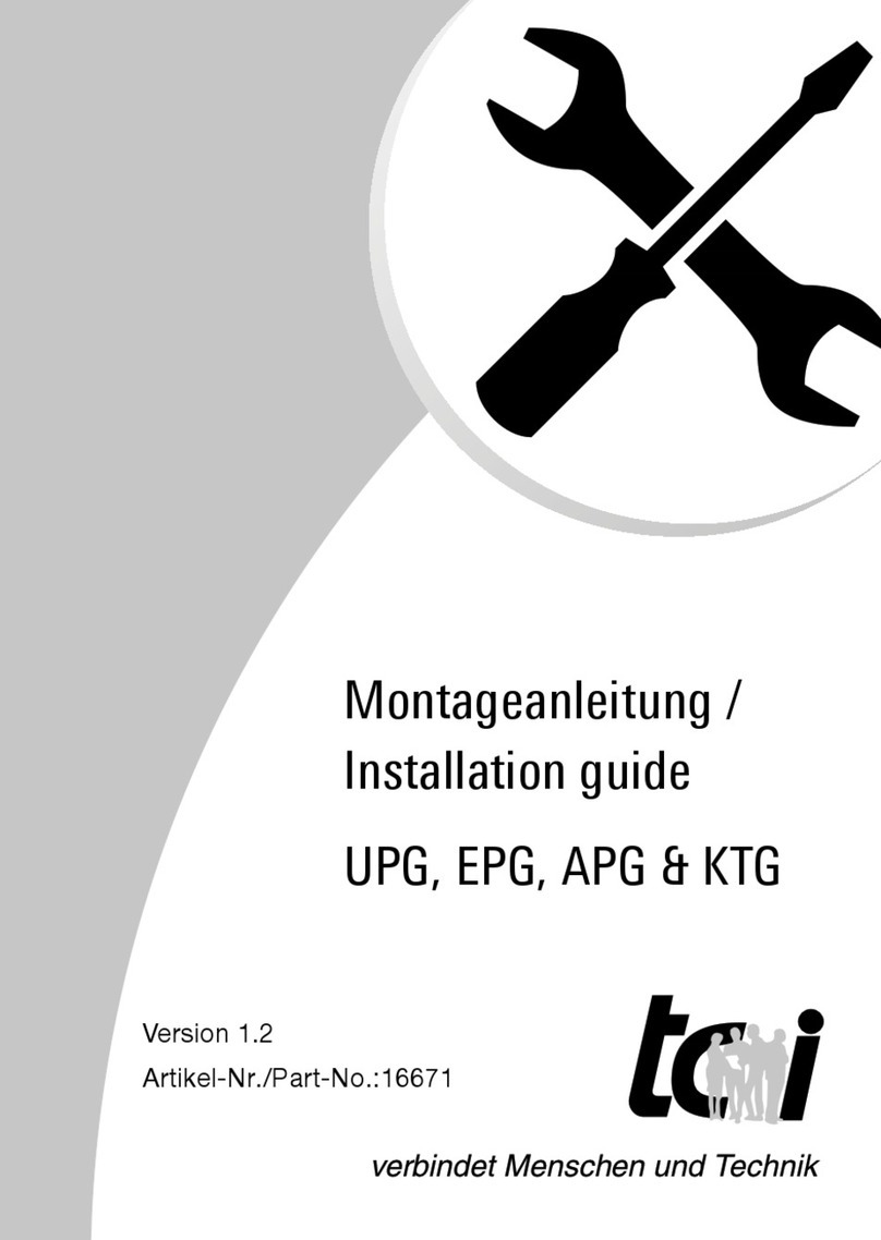 TCi UPG User manual