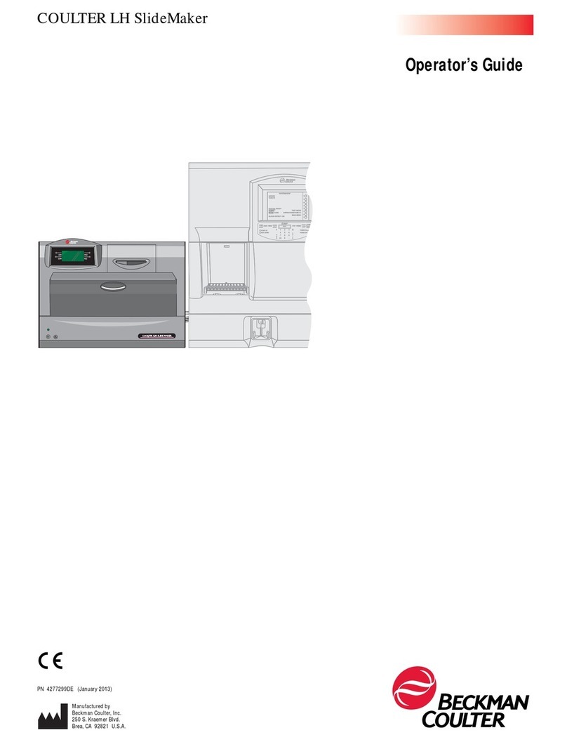 Beckman Coulter Coulter LH 700 Series Operator's guide
