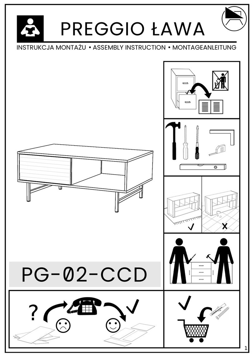 Preggio PARAWA-132 Lawa Assembly instruction
