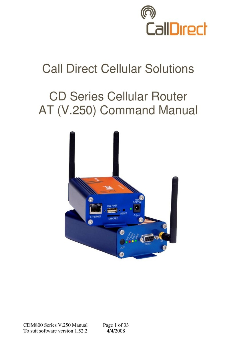CallDirect CD Series AT Command manual