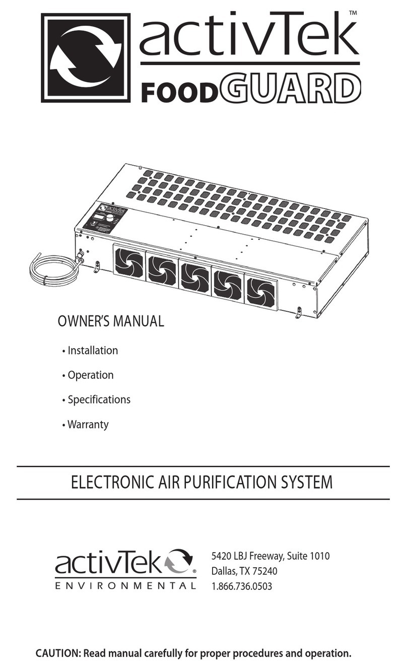 activTek FOODGUARD owner's manual