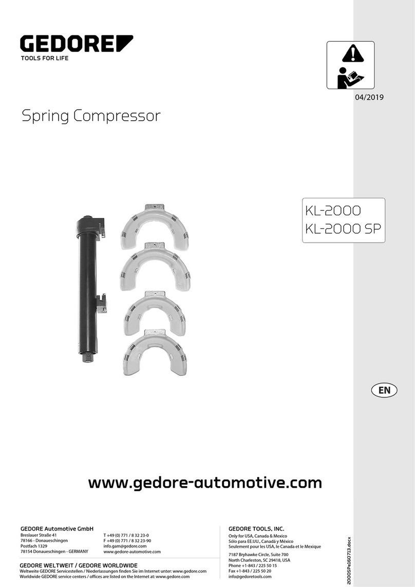 Gedore KL-2000 manual