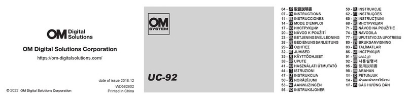 OM SYSTEM UC-92 instructions