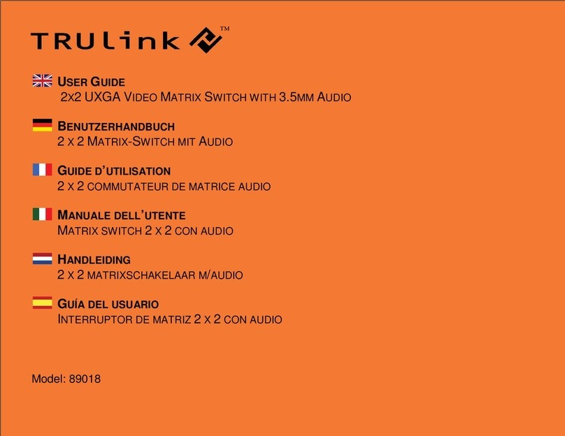 TRUlink 89018 User manual
