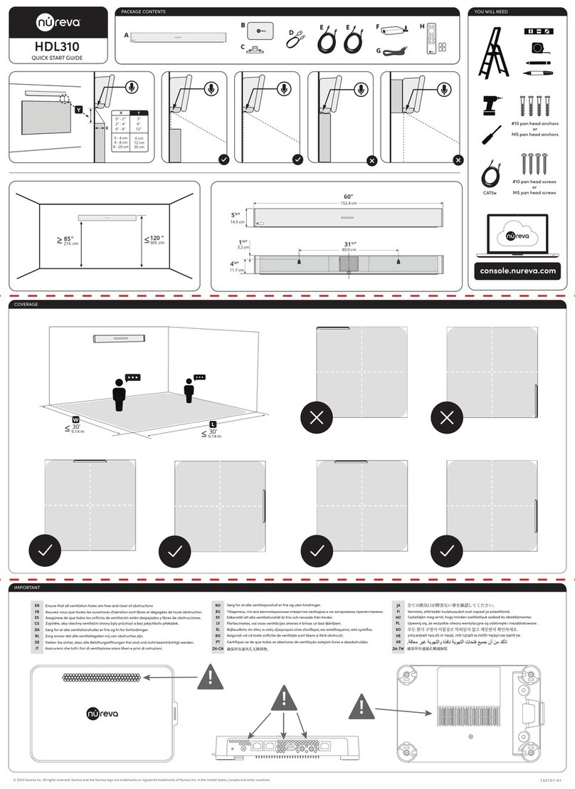 Nureva HDL310 quick start guide