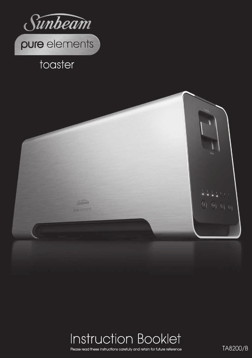 Sunbeam pure elements TA8200 User manual