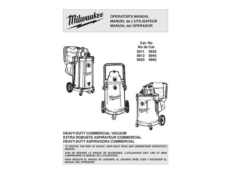 Milwaukee 8911 Operator's manual