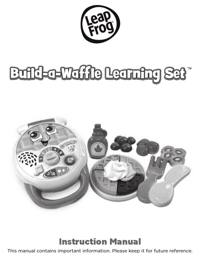 LeapFrog Build-a-Waffle Learning Set User manual