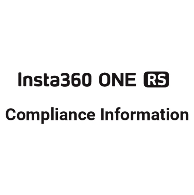 Arashi Vision Insta360 ONE RS Owner's manual