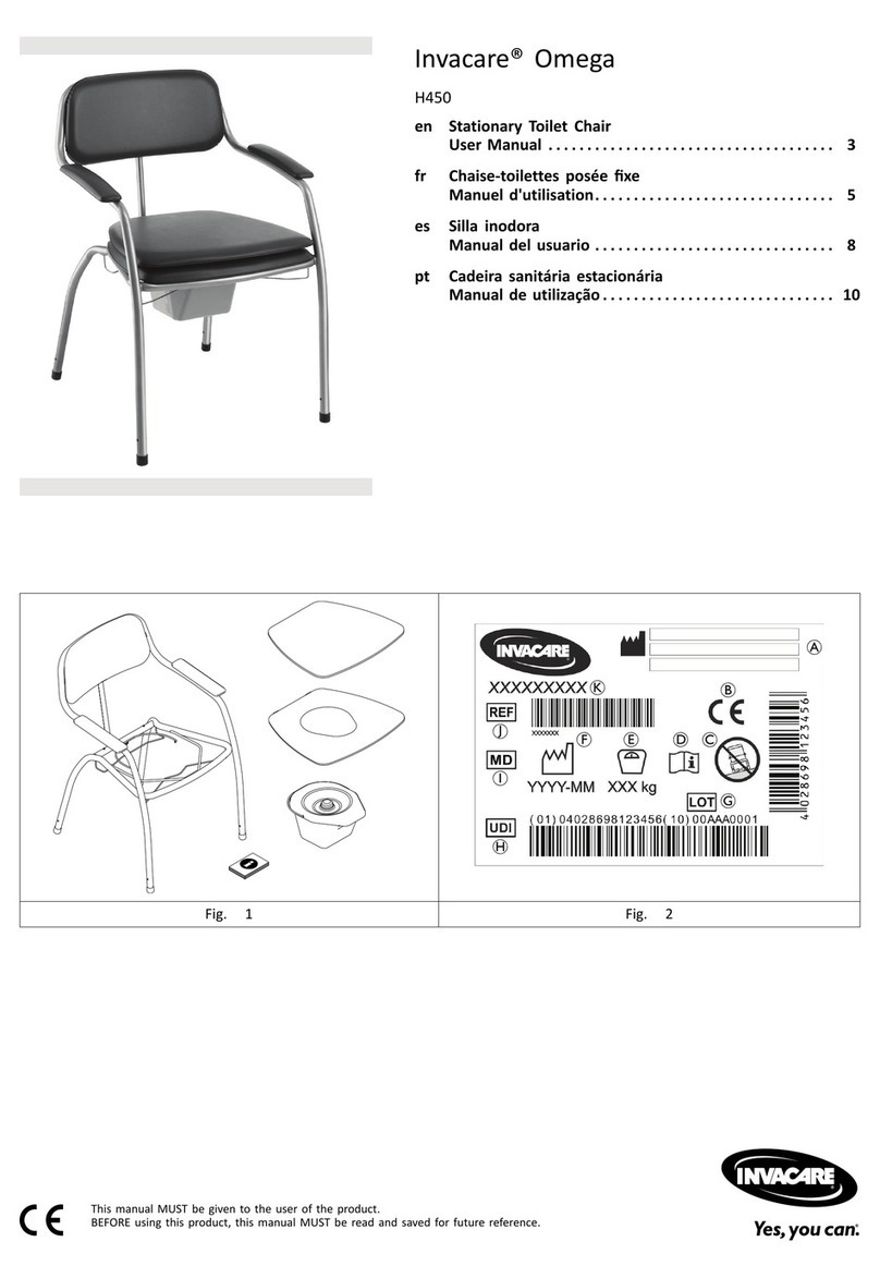 Invacare H450 User manual